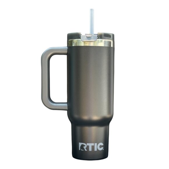 RTIC 30oz ROAD TRIP TUMBLER (CERAMIC LINING) - BLACK - Picture 2 of 3